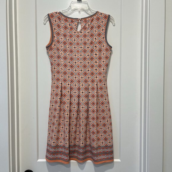 Max Studio Dress XS Orange Blue (Fits like a Small) - Picture 4 of 11